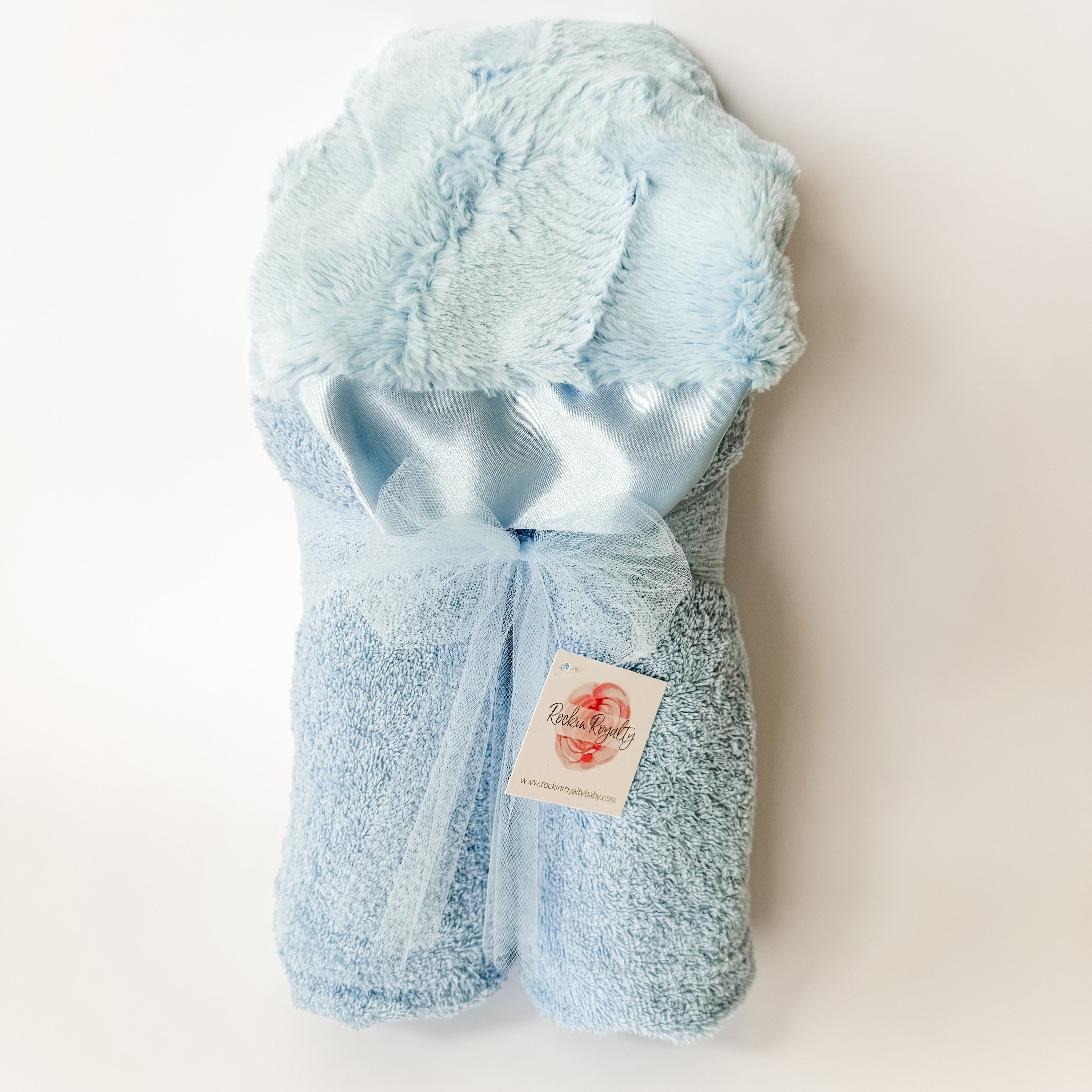 Classic Baby Blue | Hooded Bath Towel