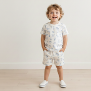 Organic Tee & Shorts Set - Coastal