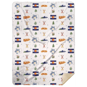 Colorado Plush Throw Blanket 60x80 Soft Hometown Home Accent