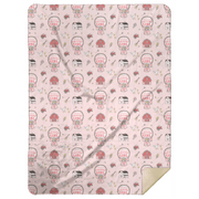 Country Girl Plush Throw Blanket 60x80 Cozy Hometown Comfort