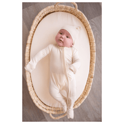 Cream Baby Pajamas | Zipper Romper