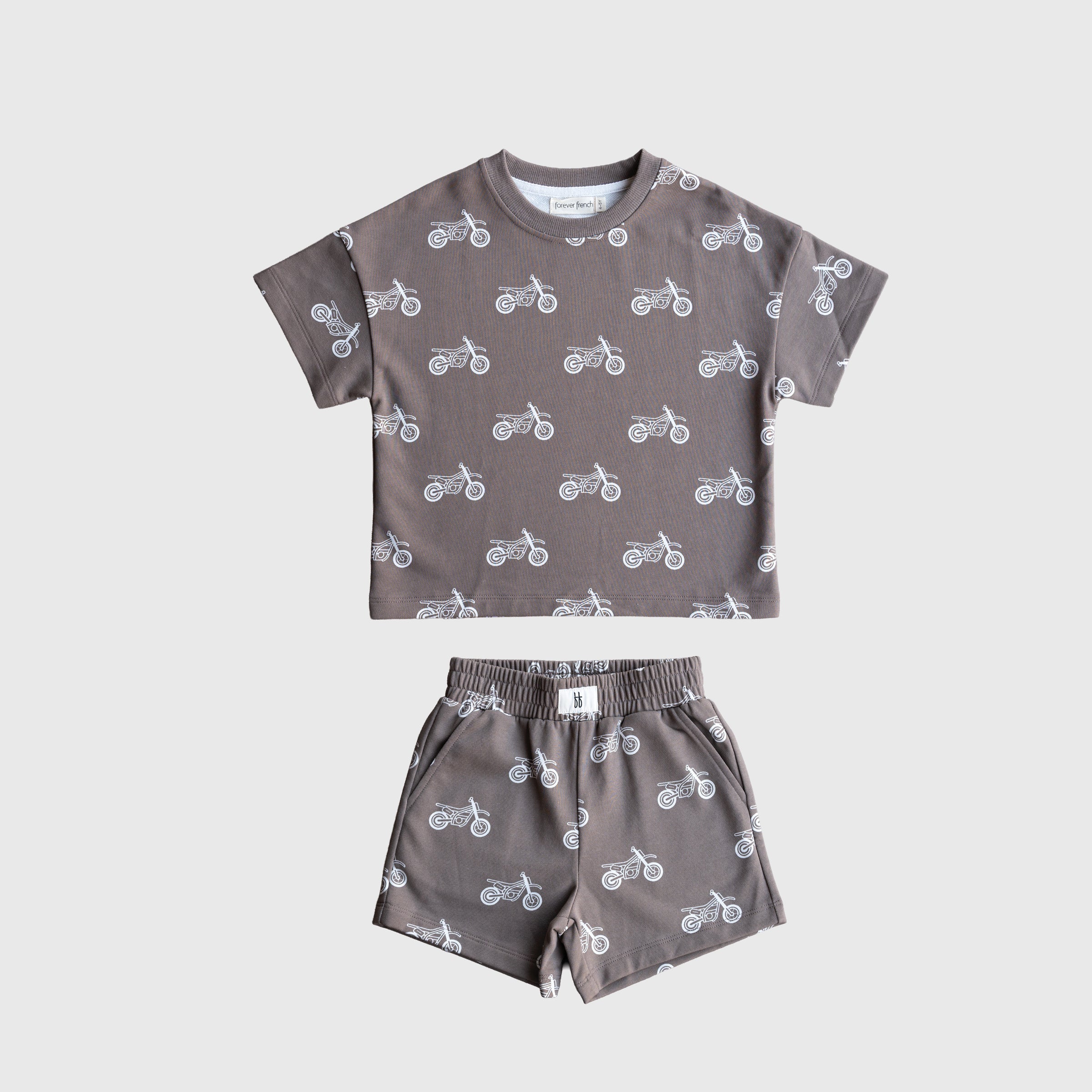 French Terry Short Set | Dirt Bike