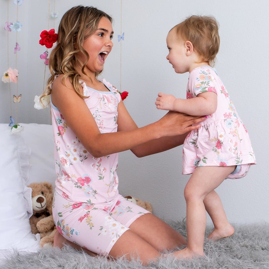 Ditzy Floral Bodysuit Dress