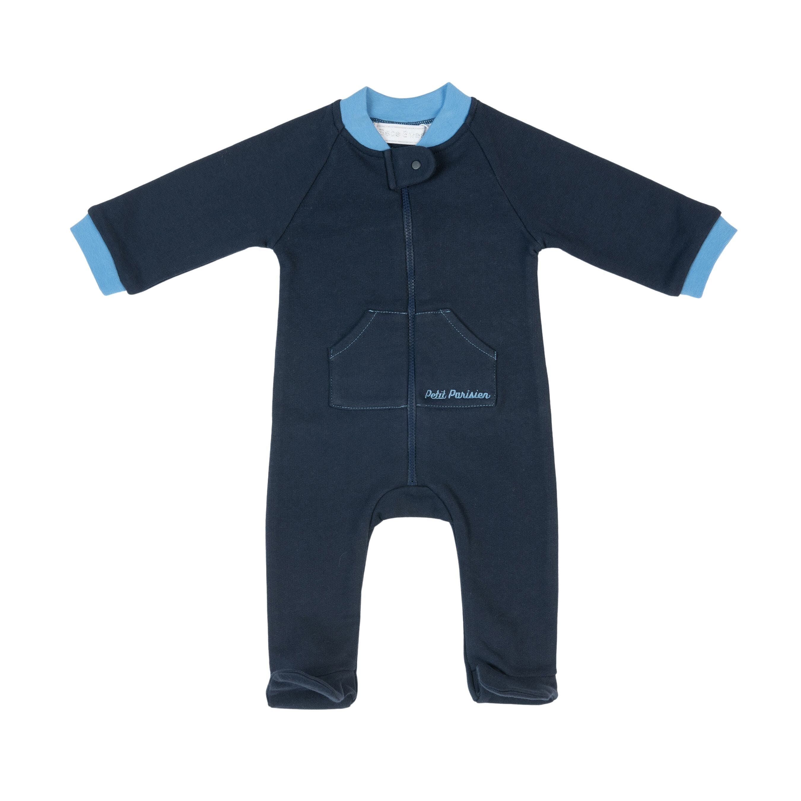 DRISS | Navy Blue Organic Cotton All-in-One