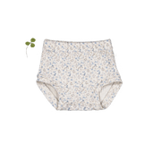 The Printed Bloomer - Dusty Blue Floral