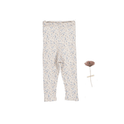 The Printed Legging - Dusty Blue Floral