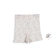 The Printed Short  - Dusty Blue Floral