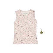 The Printed Tank - Dusty Mauve Floral
