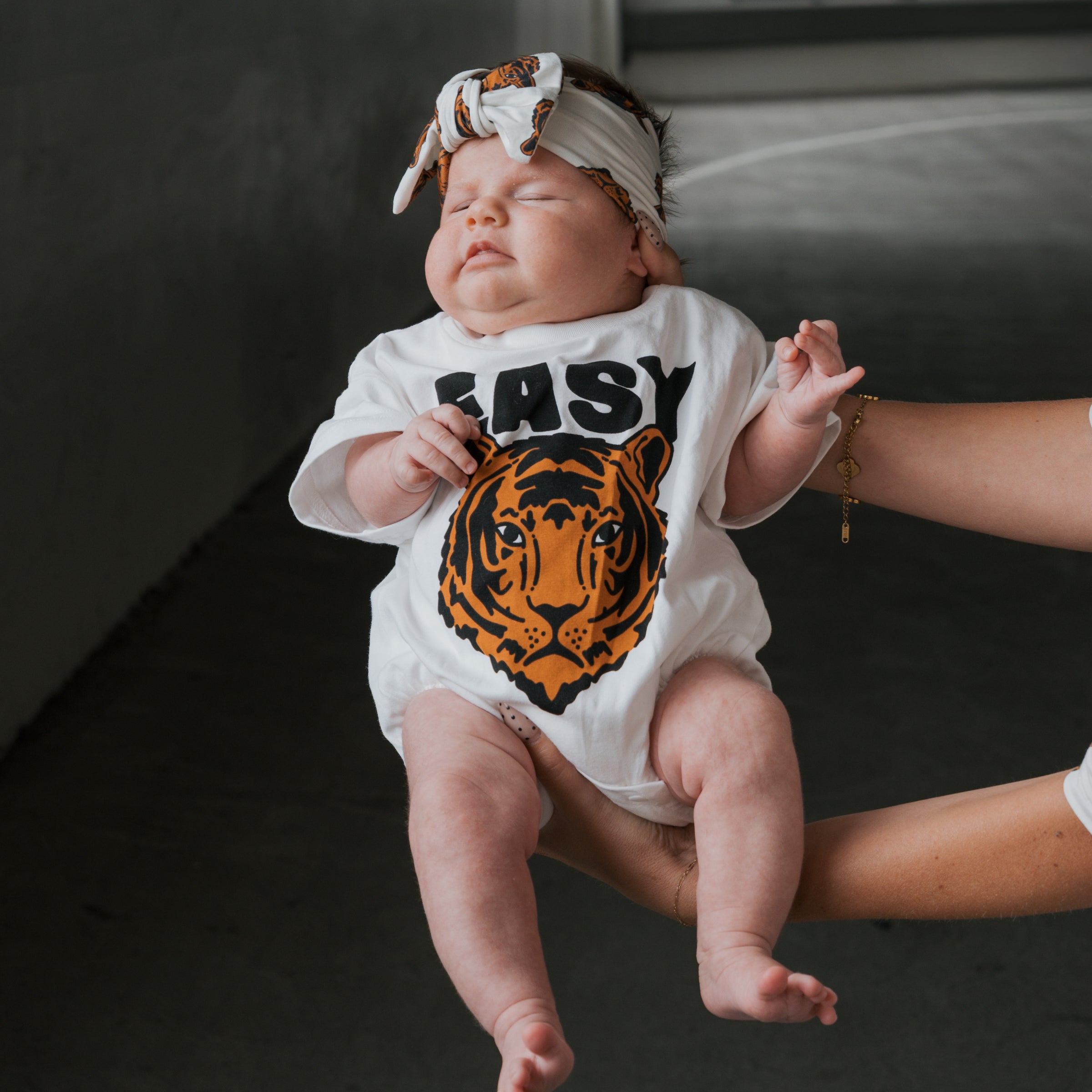Short Sleeve Romper | Easy Tiger