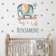 Baby Elephant - Fabric Nursery Wall Art Decals
