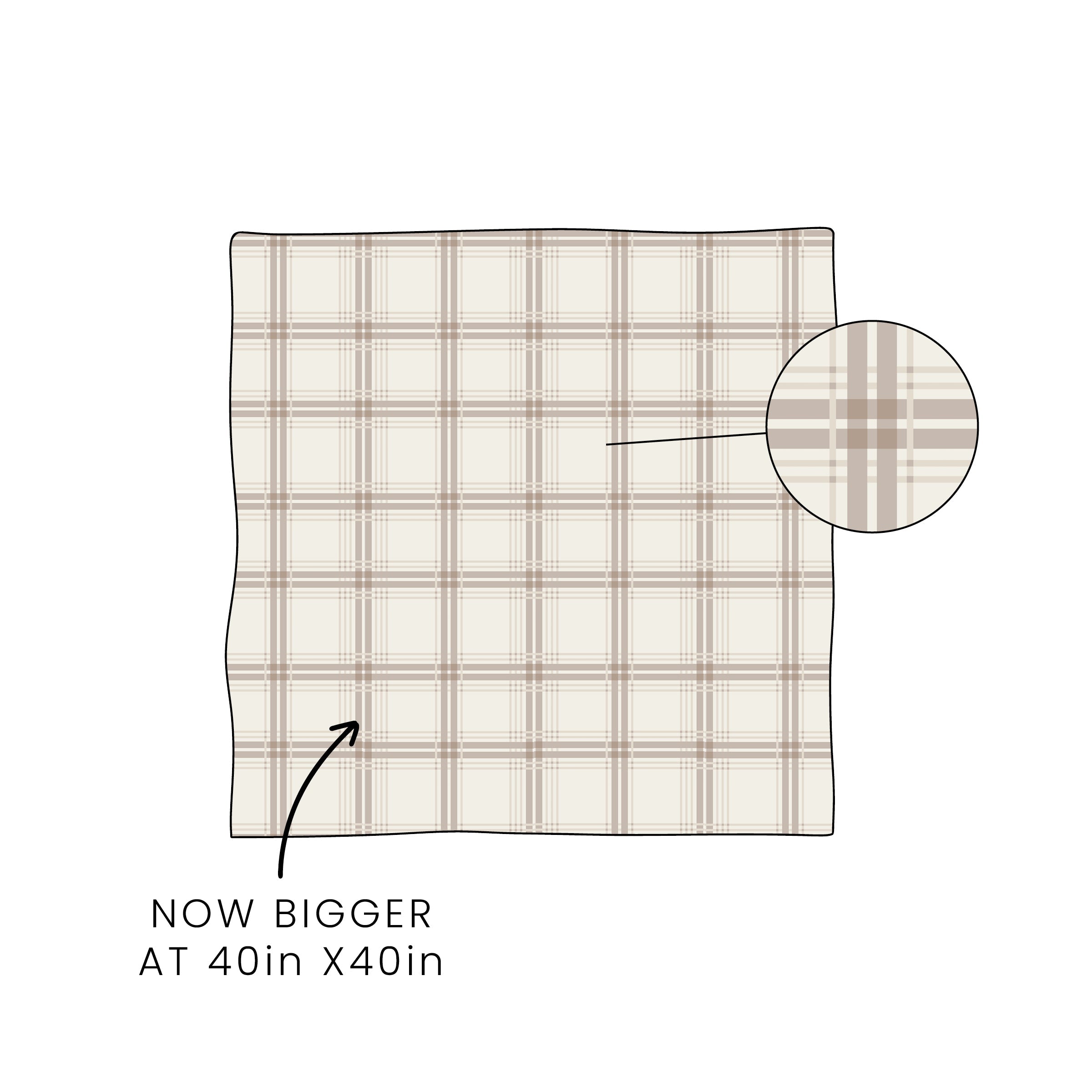 Bamboo Swaddle | Ellis Plaid