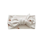 Knotted Headband - Fleur Ribbed