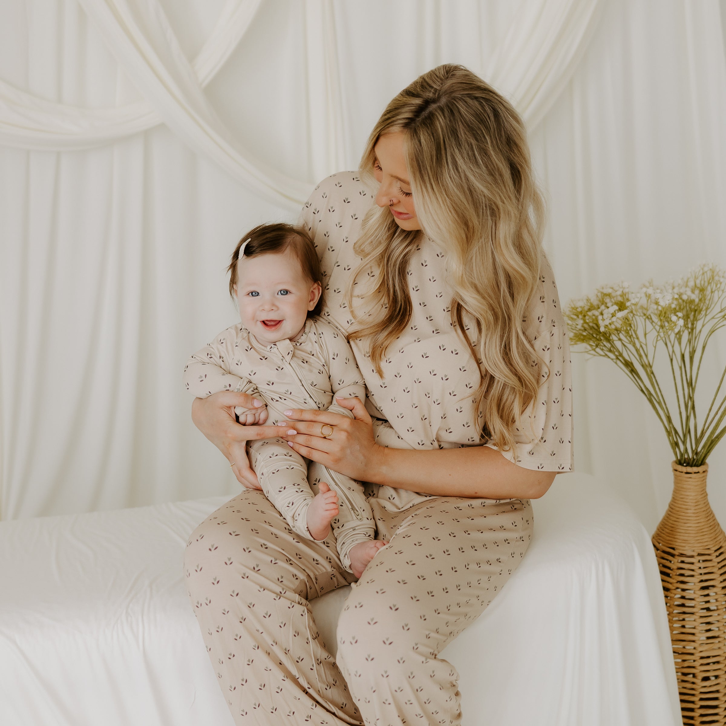 Bamboo Zip Pajamas | Flora