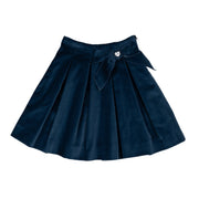 FLORE | Girls Blue Velour Skirt