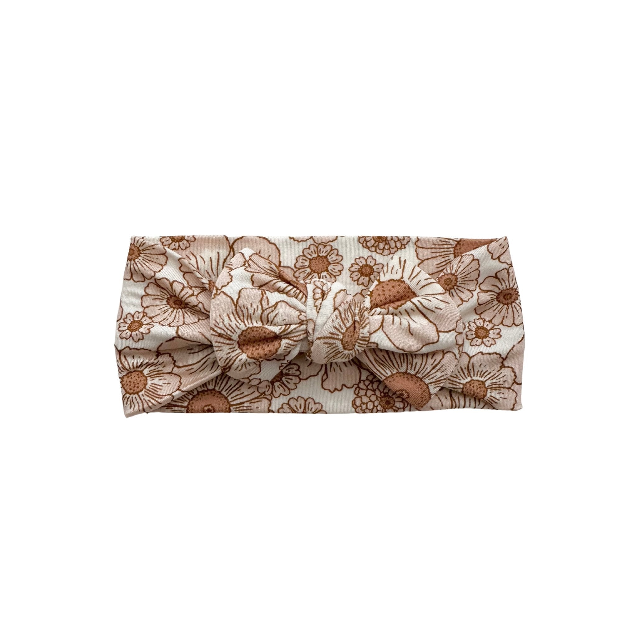 Knotted Headband - Flower Garden