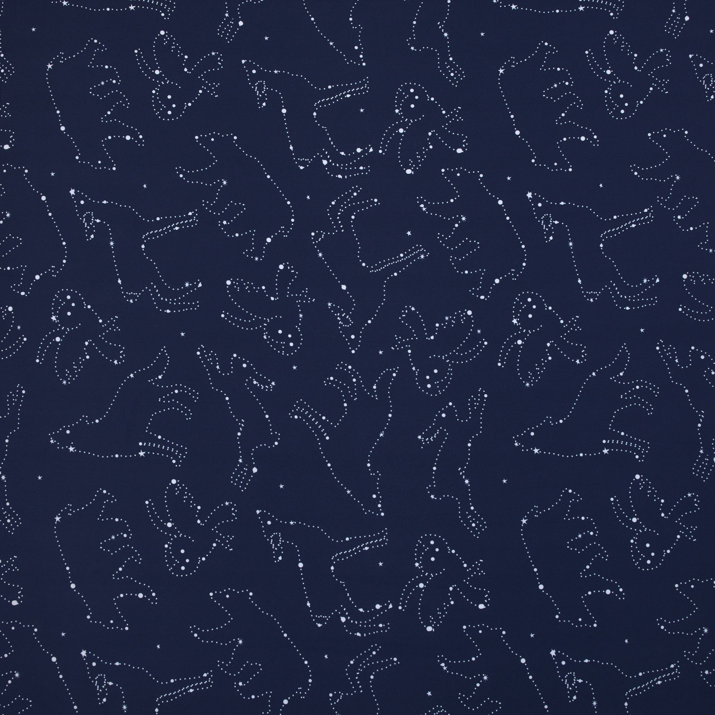 NoJo Super Soft Navy and White Cosmic Constellations Nursery Mini Crib Fitted Sheet