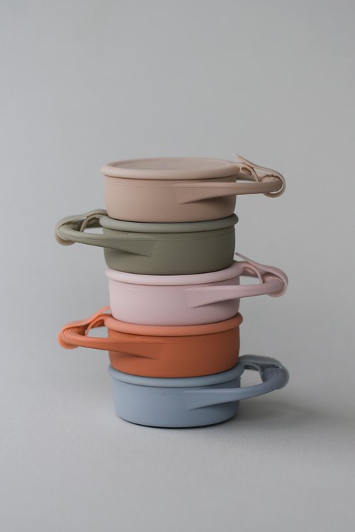 Silicone Snack Cup- Taupe