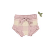 The Gingham Knit Bloomer - Mauve