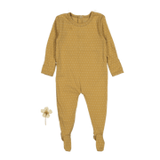 The Printed Romper - Golden Dot