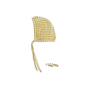 The Printed Bonnet - Golden Gingham