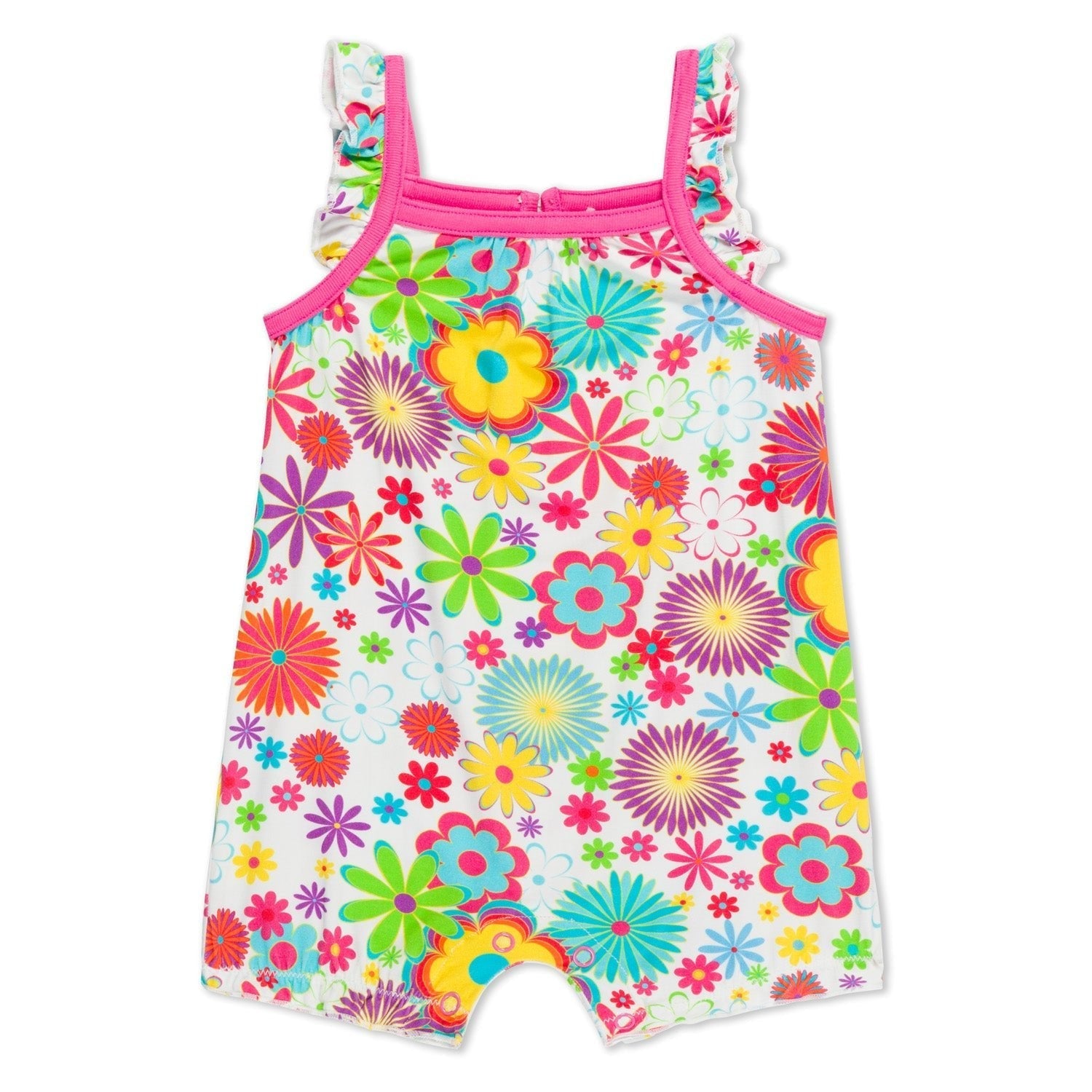 Groovy Bloom Bubble Romper
