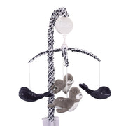 Seas The Day Navy and Grey Whale and Sea Lion Musical Mobile