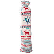 Holiday Reindeer Blue Swaddle