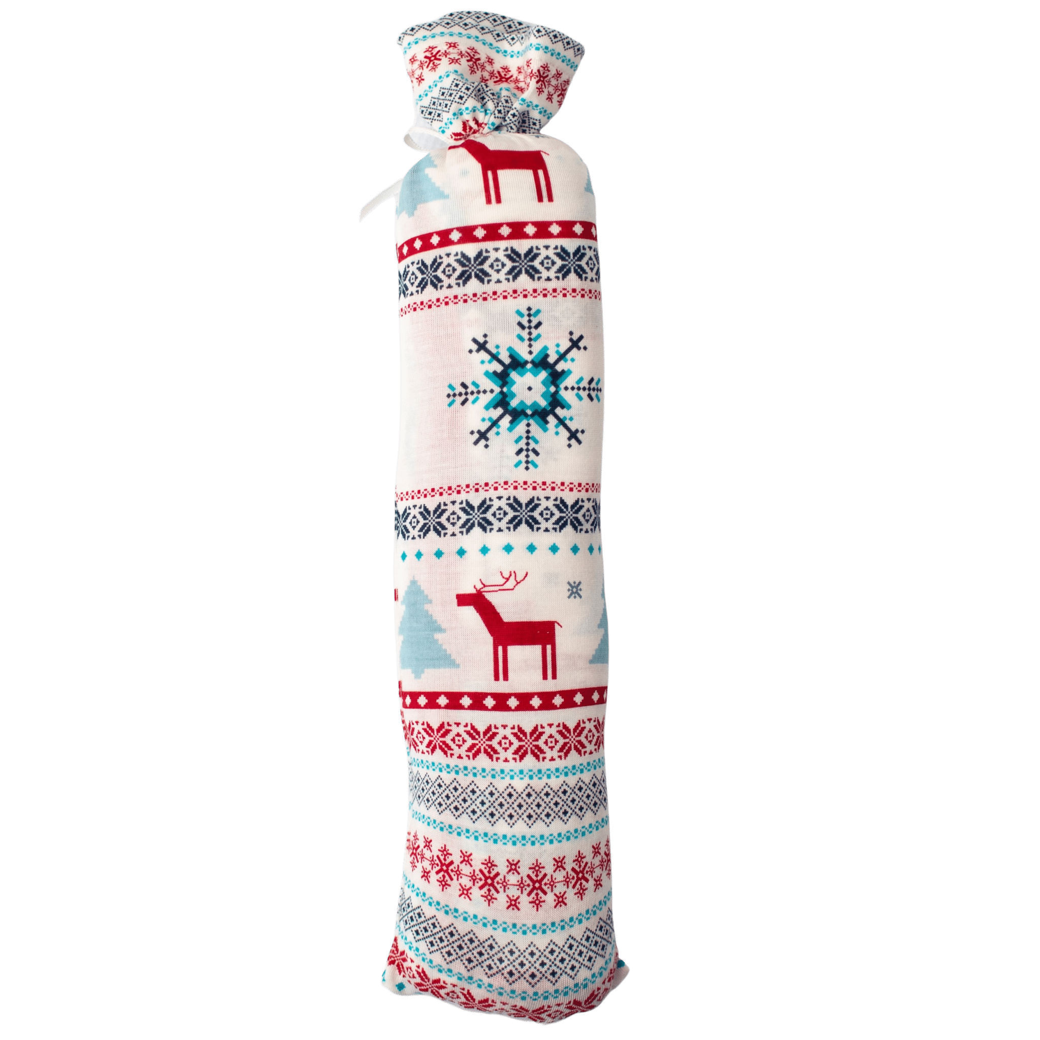 Holiday Reindeer Blue Swaddle