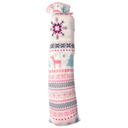 Holiday Reindeer Pink Swaddle