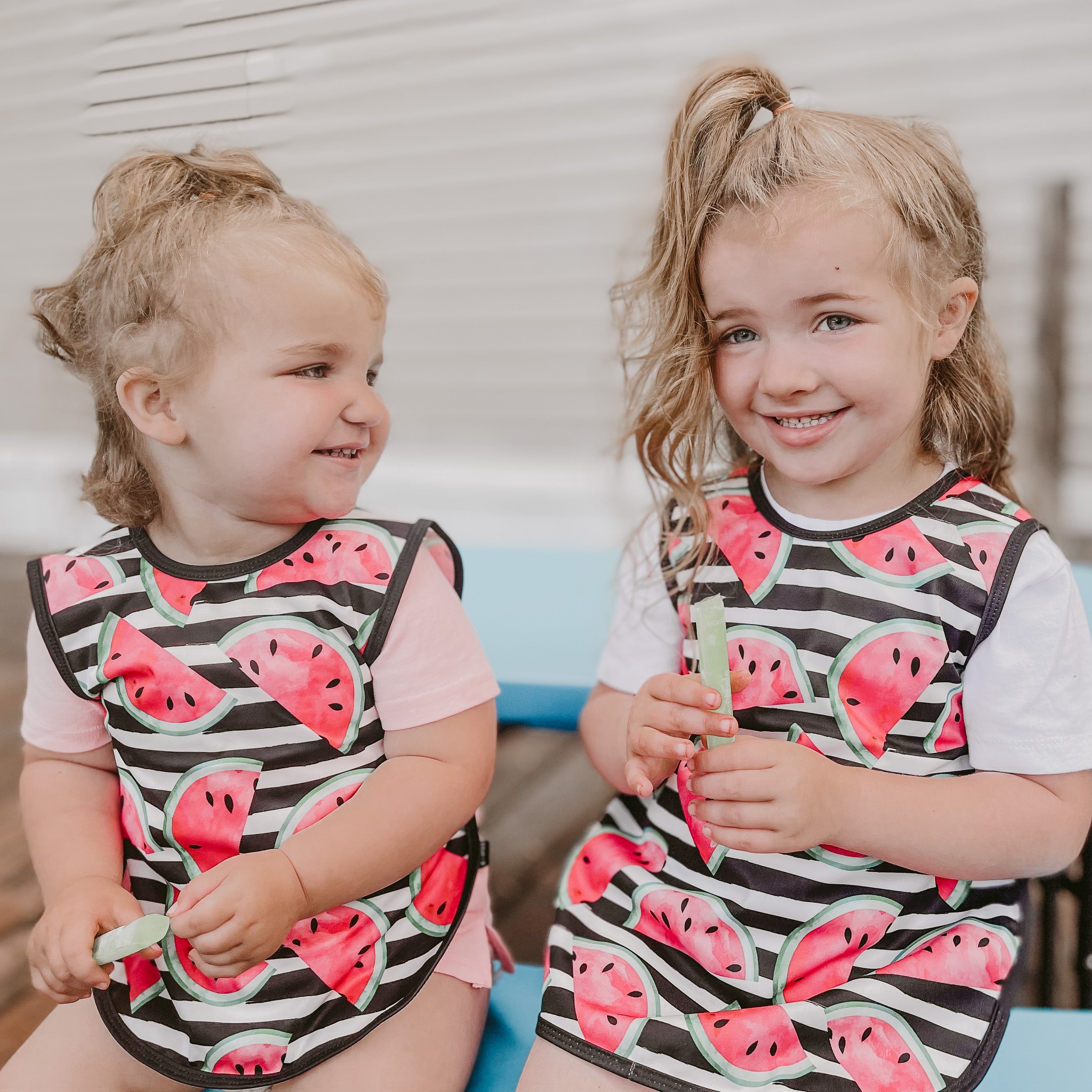 Summer Stripes - Watermelon Bapron SALE