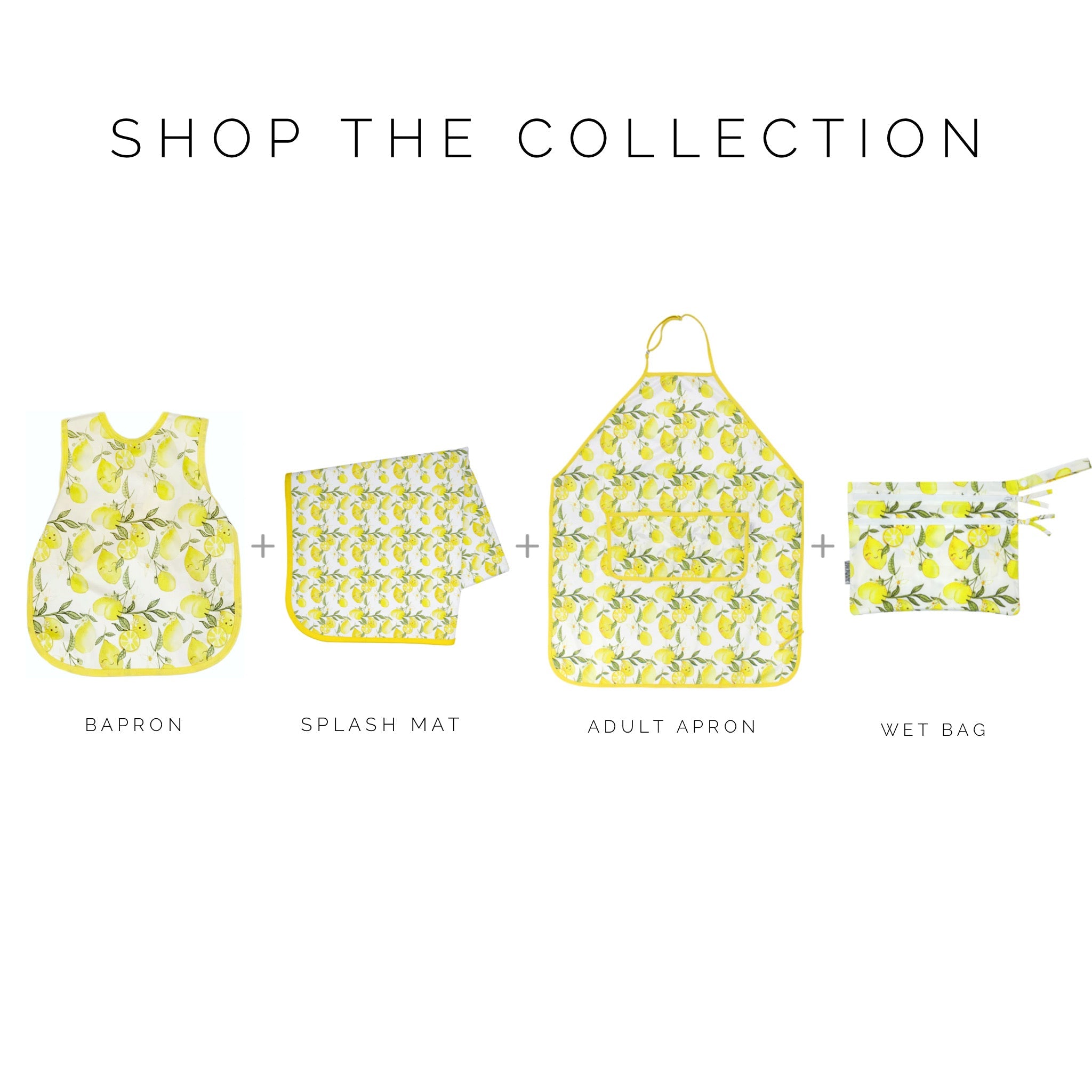 Fresh Lemon Apron - fits sizes youth small through adult 2XL