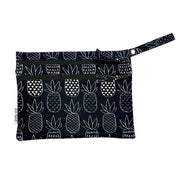Pineapple Monochrome - Waterproof Wet Bag (For mealtime, on-the-go, and more!)