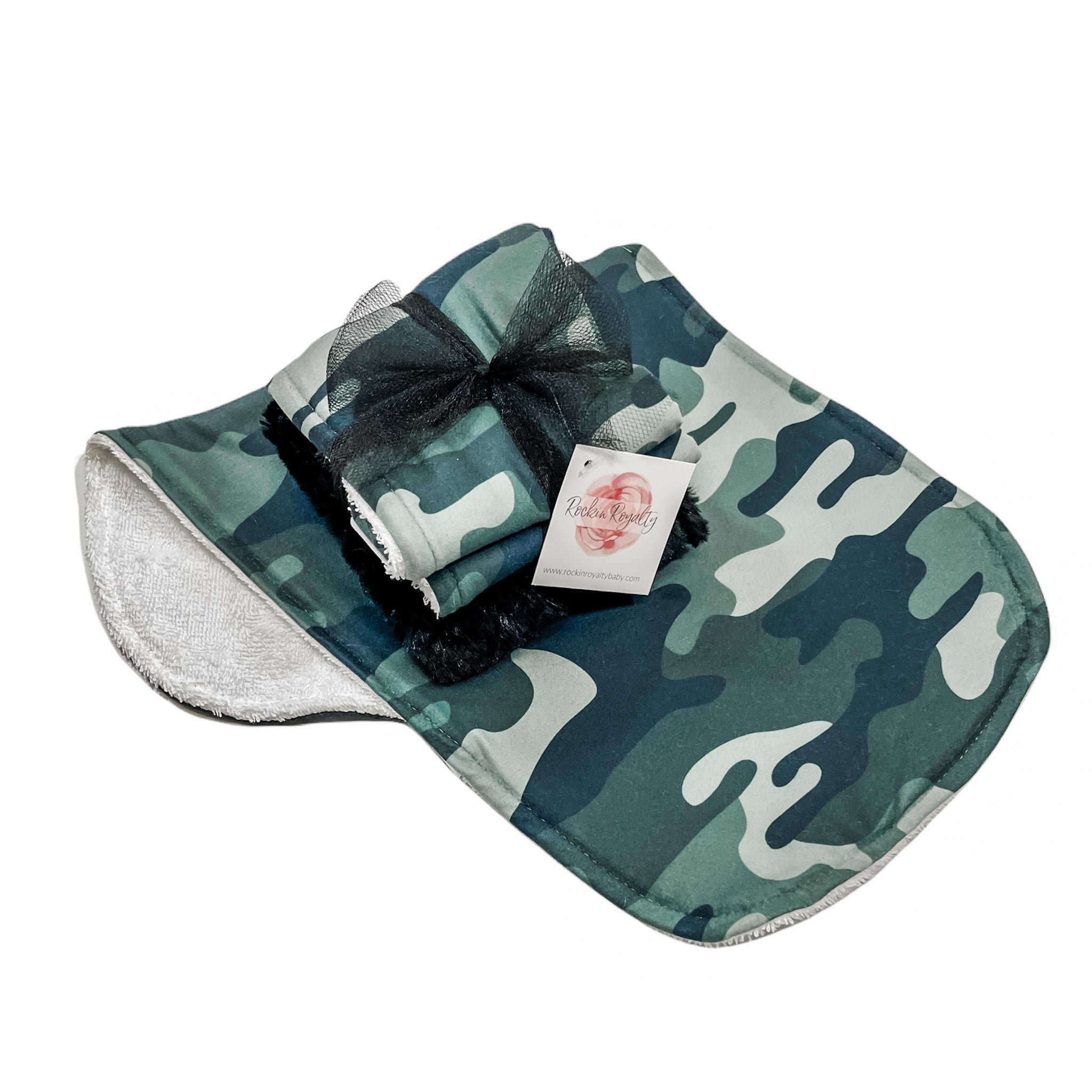 Camo | Burp Cloth Set