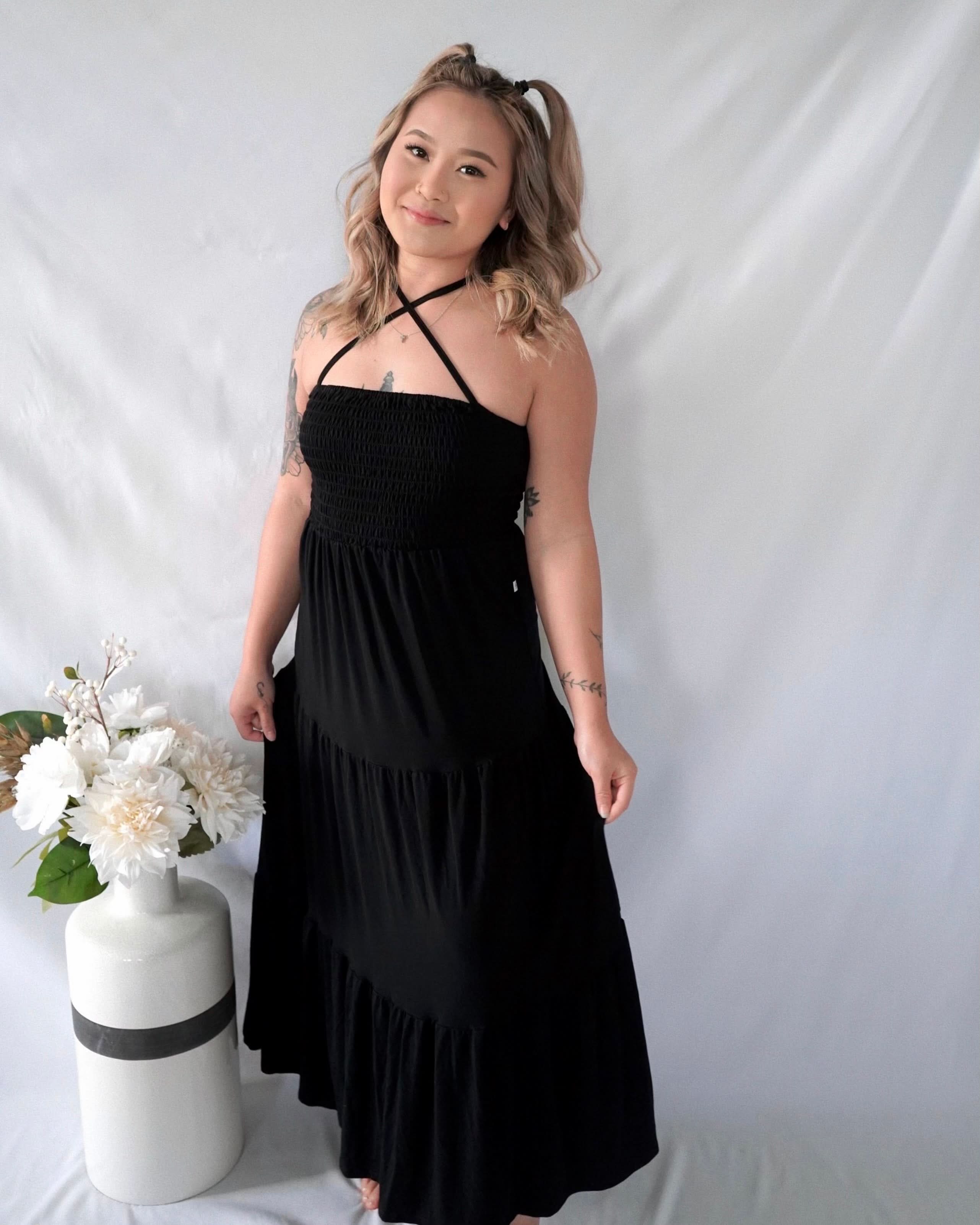 Nightfall | Adult Smocked Dress