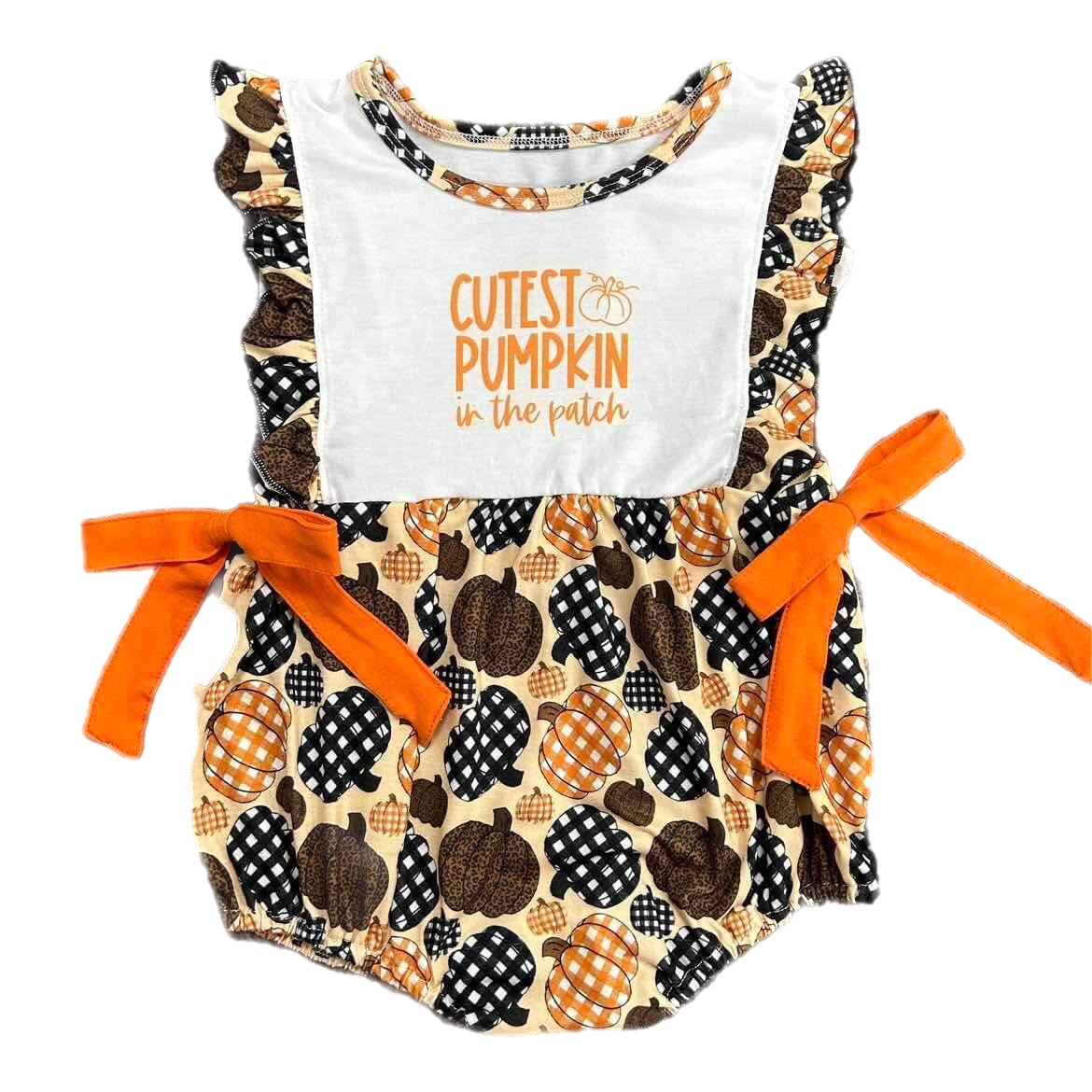 Cutest pumpkin romper