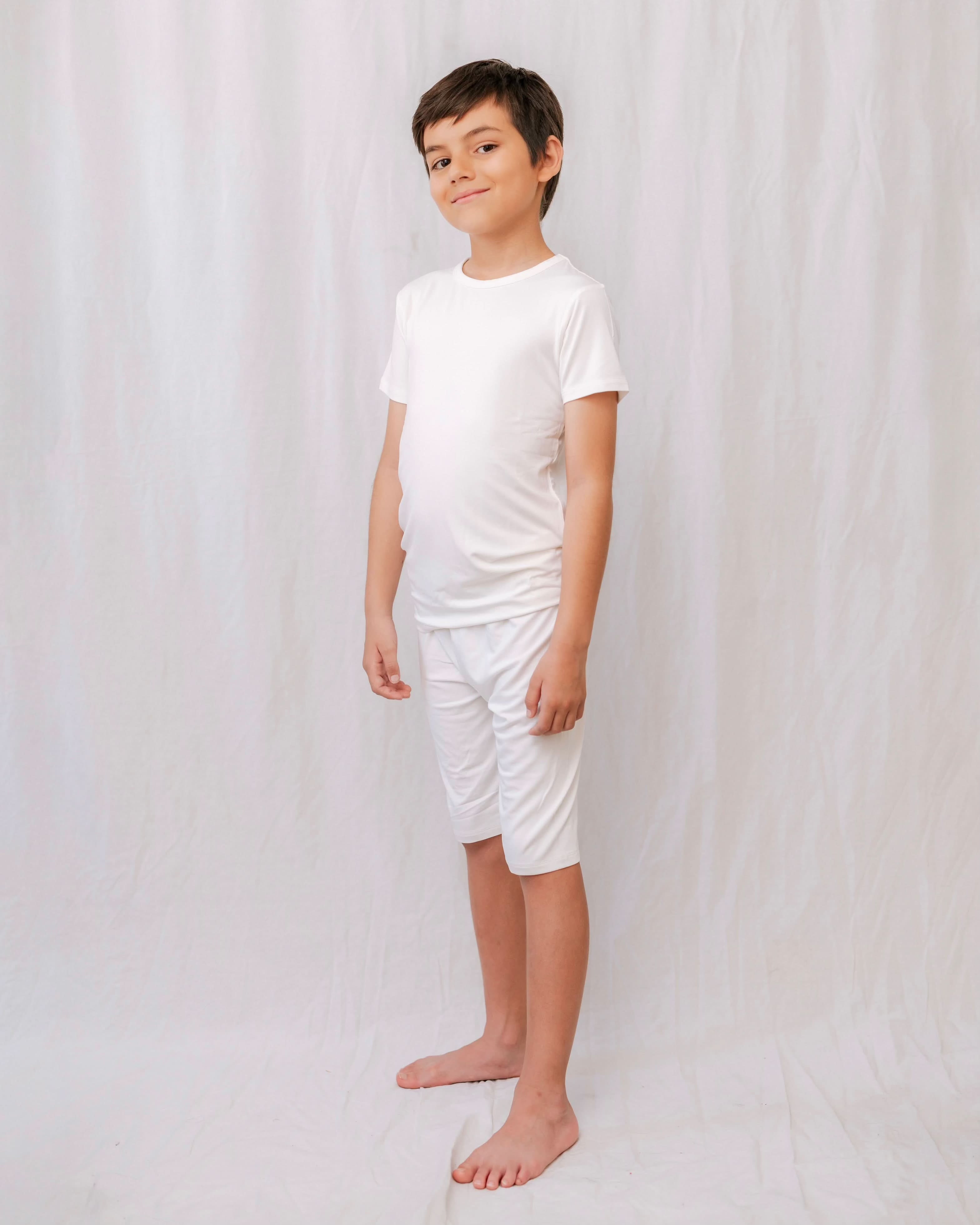 Ivory | Short Sleeve Pajamas