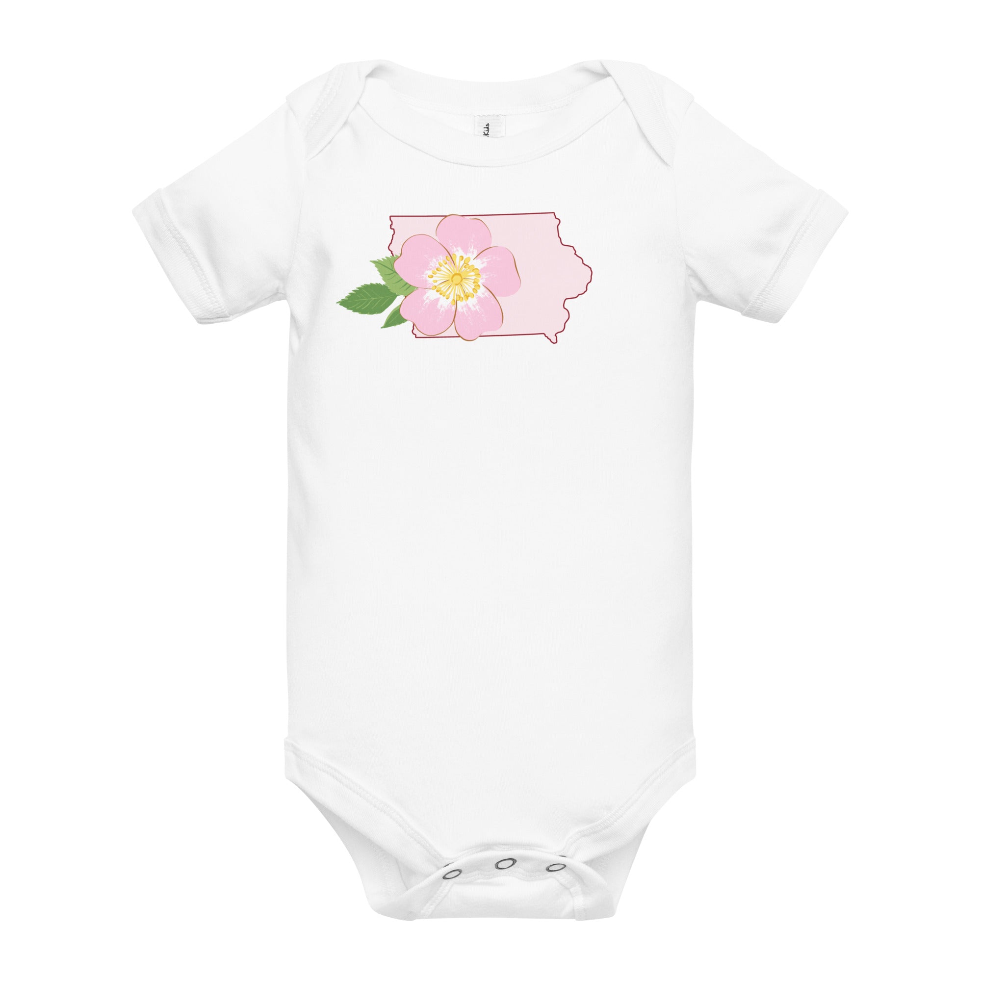 Iowa Prairie Rose Onesie Newborn Bodysuit up to 18 Months