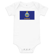 Kansas Flag Baby Onesie Newborn Bodysuit up to 18 Months