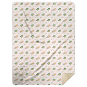 Kentucky Floral Plush Throw Blanket 60x80 Cozy Hometown Comfort