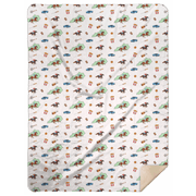 Kentucky Plush Throw Blanket 60x80 Nostalgic Hometown Keepsake