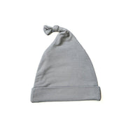 Gray Knot Baby Hat – Soft, Stretchy & Perfect for Newborns