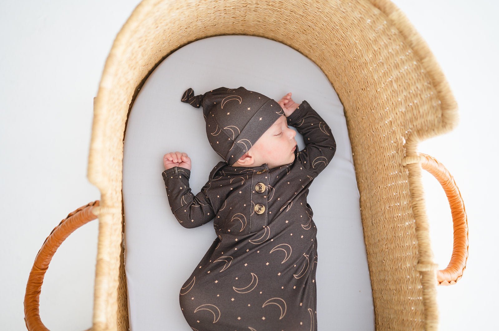Knot Hat Newborn Baby - Midnight Moon