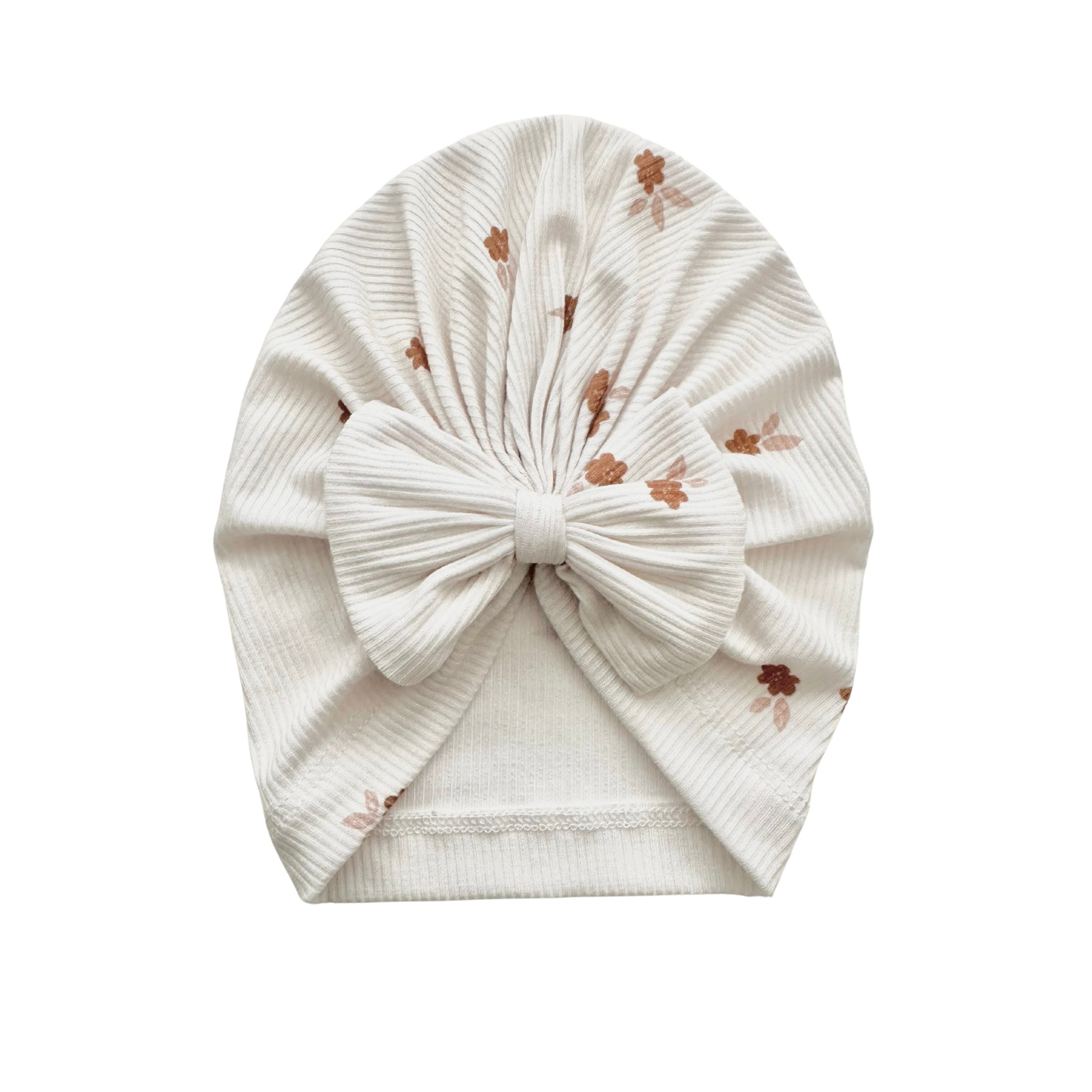 Fleur Ribbed Knotted Baby Gown