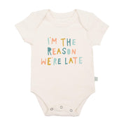 graphic bodysuit | reason we are late