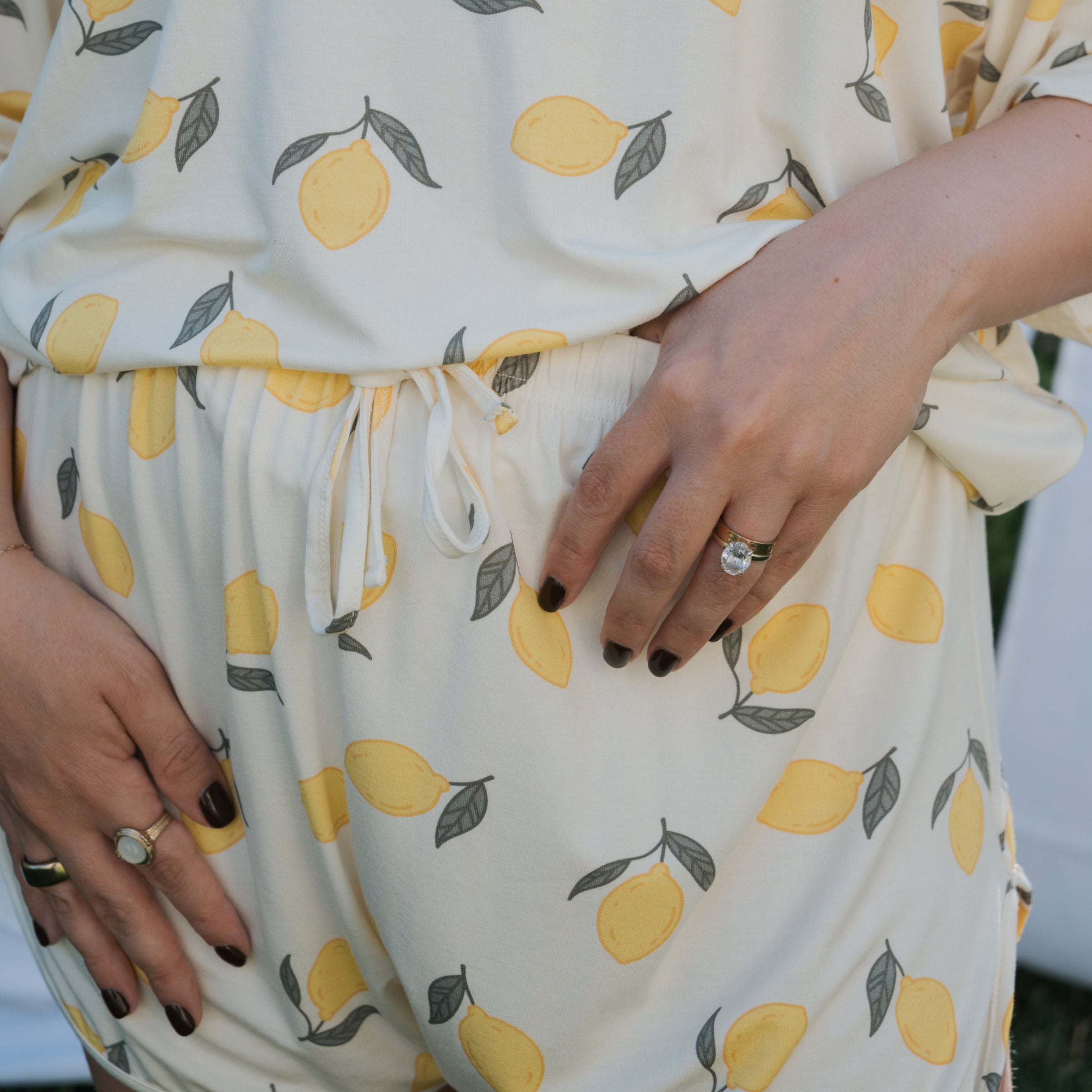 Women's Bamboo Short Set | Lemon