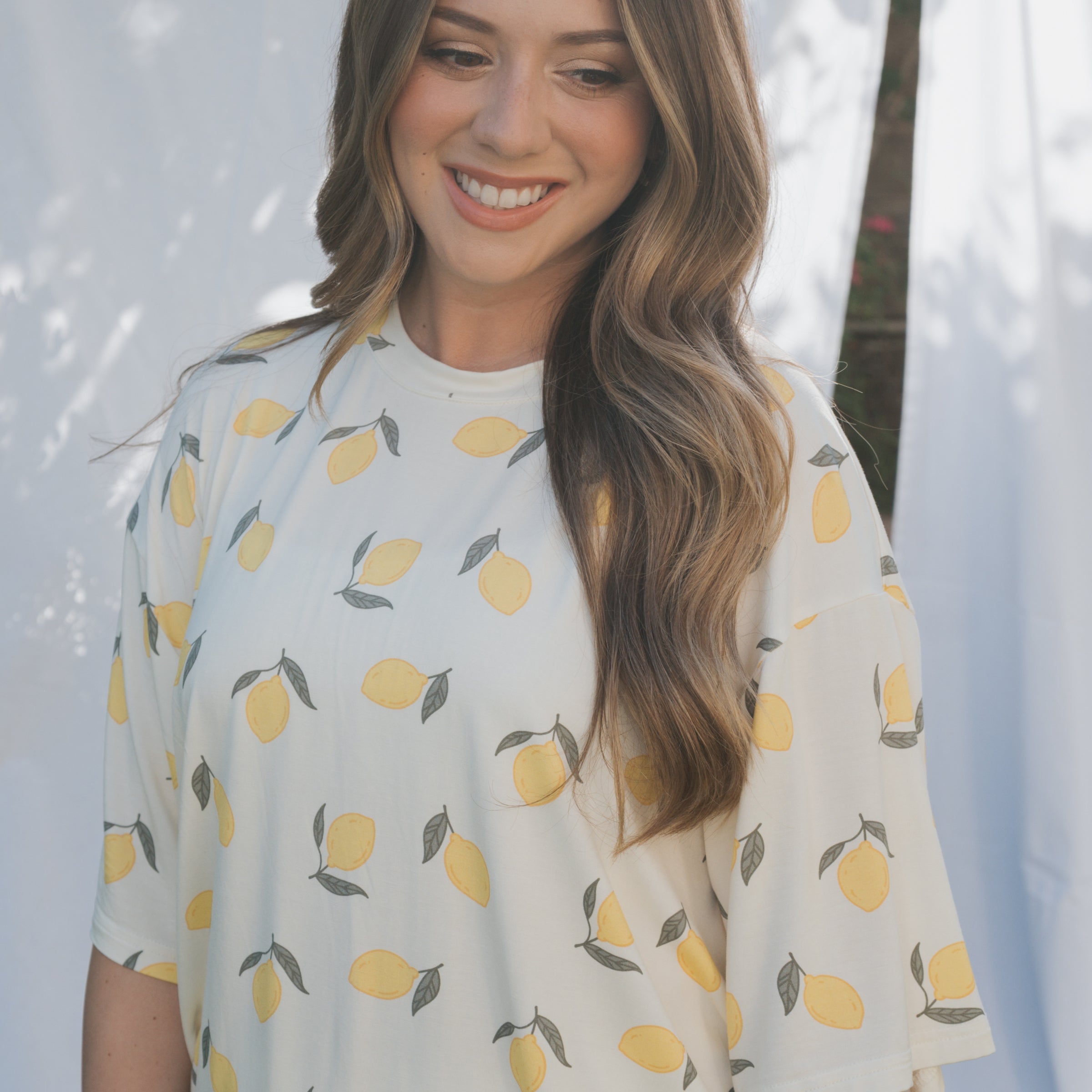 Women's Bamboo Short Set | Lemon