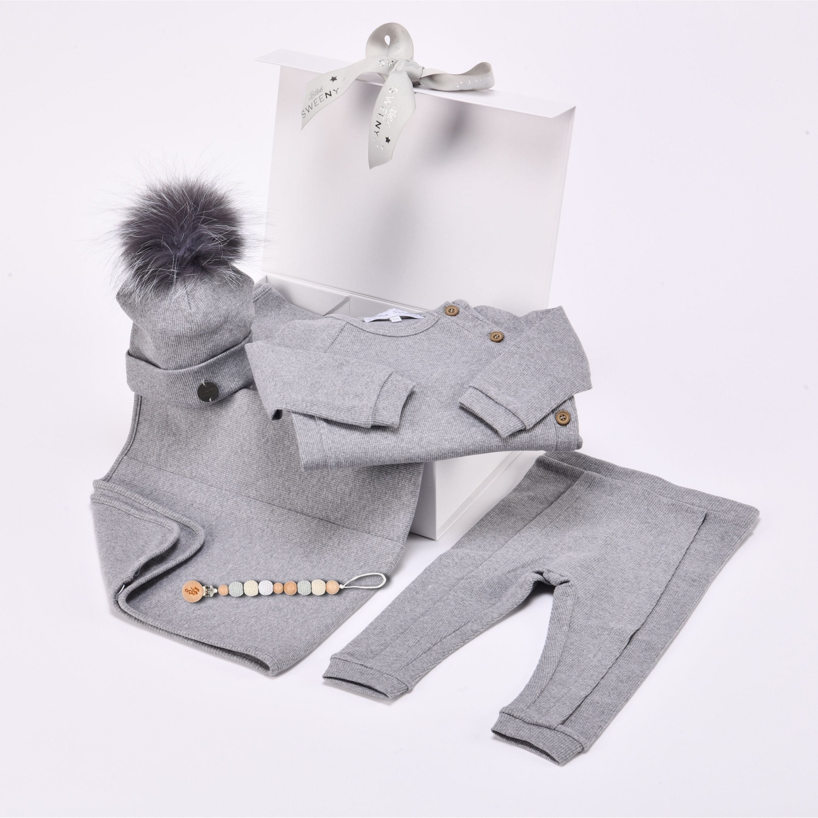 LENNY | Grey Baby Gift Set (5)