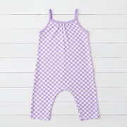 Lilac Checks Jumpsuit