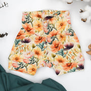 Organic Cotton High Waist Baby Shorts, Lilly