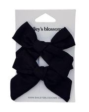 Linen Cotton Piggie Sets - Black